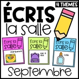 Écris la Salle | Write the Room | Literacy Activity | September