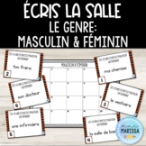 Écris la salle: Le genre - masculin & féminin (French gram