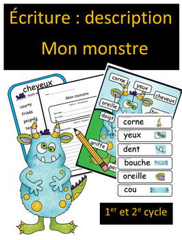 Preview of Écriture descriptive - Monstre