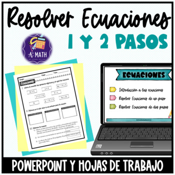 Preview of Ecuaciones - 1 y 2 pasos