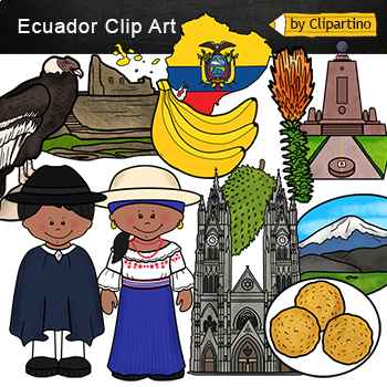 Ecuador Clip Art by Clipartino | TPT