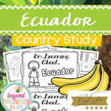 Ecuador Country Study *BEST SELLER* Comprehension, Activit