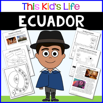 Preview of Ecuador Country Study: Reading & Writing + Google Slides/PPT Distance Learning