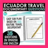 Ecuador Travel Documentary Questions in Spanish and English