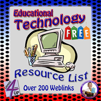 Preview of Ed Tech Site Resource List - 200+ Sites for Free Tech Uses