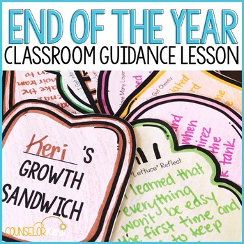 Preview of End of the Year Activity Reflections and Transitions Classroom Guidance Lesson