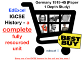 EdExcel IGCSE History - Germany 1918-45 Full Unit Paper 1 