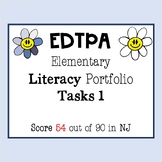 EdTPA Elementary Education Literacy Portfolio | Task 1 ONLY