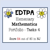 EdTPA Elementary Education with Mathematics | Task 4 ONLY