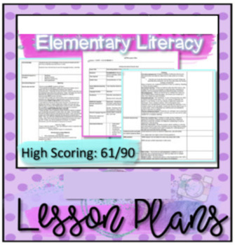 Preview of Educative Teacher Performance Assessment - Lesson Plans - Elementary Literacy