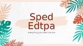 EdTPA Special Education Crash Course Resources, portfolio,