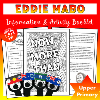 Preview of Eddie Mabo - Information and Activity Booklet