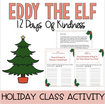 Preview of Eddy The Elf's 12 Days of Kindness