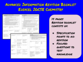 Edexcel IGCSE Chemistry Advanced Material Revision Booklet