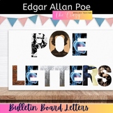 Edgar A. Poe Bulletin Board Letters Decor Great for Fall, 