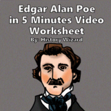 Edgar Alan Poe in 5 Minutes Video Worksheet
