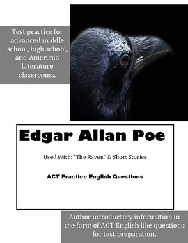 Preview of Edgar Allan Poe ACT English Practice Questions