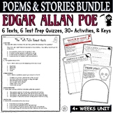 Edgar Allan Poe Unit Lesson BUNDLE Short Stories Comprehen