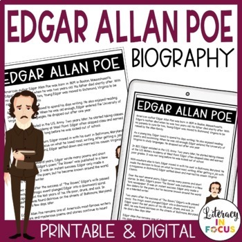 edgar allan poe biography worksheet answers