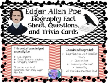 edgar allan poe biography video worksheet answers