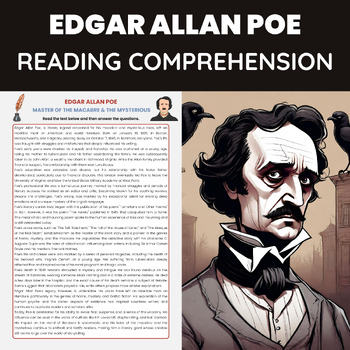 edgar allan poe biography reading comprehension