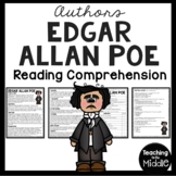 Poet Edgar Allan Poe Biography Reading Comprehension Works