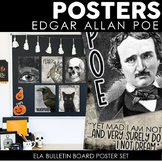 Edgar Allan Poe Bulletin Board Posters | The Raven, The Te