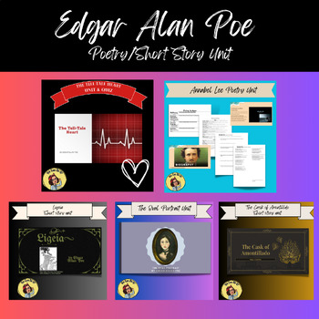 Preview of Edgar Allan Poe Short Story and Poetry Bundle
