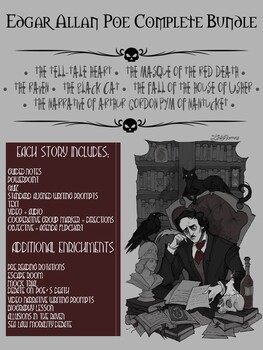 Preview of Edgar Allan Poe COMPLETE BUNDLE + BONUSES
