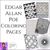 Edgar Allan Poe Coloring Pages: Google Slides ™ Digital Activity