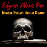Edgar Allan Poe Digital Escape Room Bundle — 5 Digital Esc