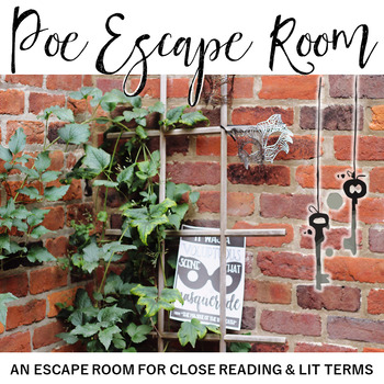 Preview of Edgar Allan Poe Escape Room: An Escape Room for Close Reading and Literary Terms