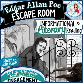 Preview of Edgar Allan Poe | Escape Room for Break Out Groups | ELA