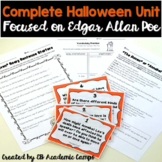 Edgar Allan Poe Halloween Reading & Writing Activities for Middle School