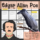 Edgar Allan Poe Lesson Biography, Activities, Games, and Crafts