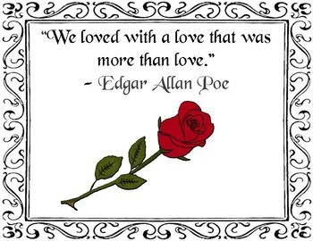 Edgar Allan Poe Quote Posters by Juggling ELA | TpT