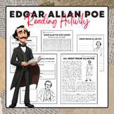 Edgar Allan Poe - Reading Activity Pack | National Poetry 