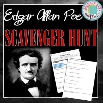 Preview of Introduction to Edgar Allan Poe Scavenger Hunt