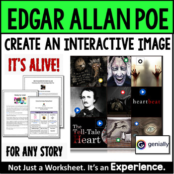 Preview of Edgar Allan Poe Short Story Unit Activity Assessment Project Grades 8-11