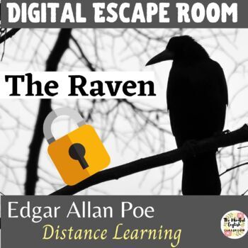 Preview of Edgar Allan Poe | The Raven | Digital Escape Room | No Prep