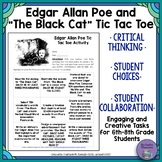 Edgar Allan Poe and "The Black Cat" TIC TAC TOE Activity