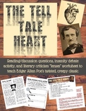 Edgar Allan Poe's The Tell-Tale Heart Activity Pack