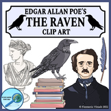 Edgar Allan Poe the Raven Clip Art