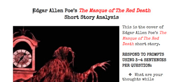Preview of Edgar Allen Poe’s The Masque of The Red Death Short Story Analysis