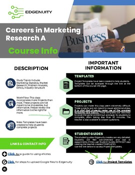 Preview of Edgenuity: Careers in Marketing Research Course Info Sheet