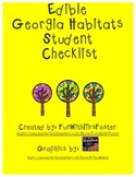 Edible Georgia Habitats Student Checklist