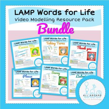 Preview of LAMP Words for Life AAC Modelling Pack - Manners Bundle