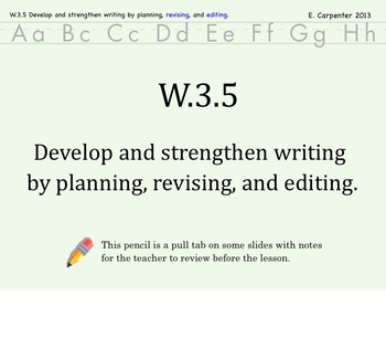 Preview of Edit / Revise Sentences and Paragraphs - SMARTboard lesson - CCSS