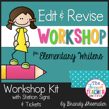 Preview of Edit & Revise Workshop for Elementary Writers