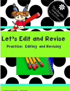 Preview of Edit and Revise your Writing 2nd and 3rd grade
